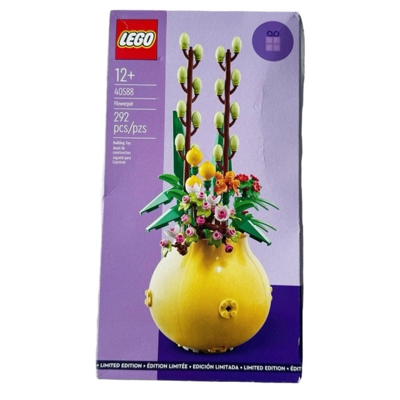 Lego Flowerpot SPRING VIP LIMITED EDITION FLOWERS40588 NEW SEALED BOX AS IS
